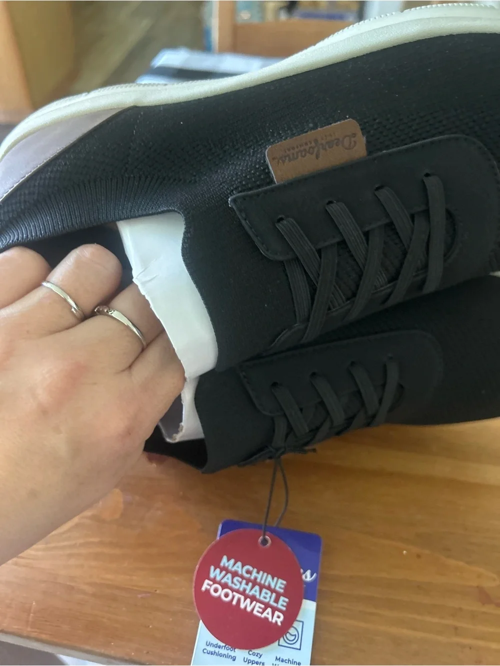 NWT Dearfoams Men's Sport Slip On Size 8